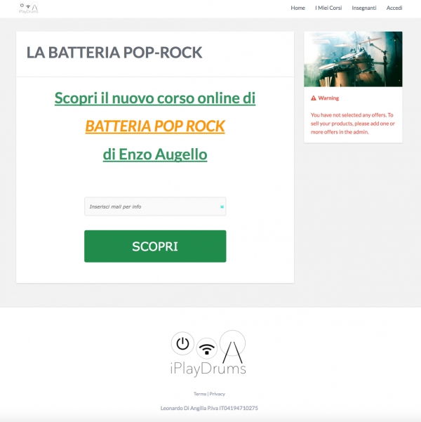 Corso Pop su iPlayDrums