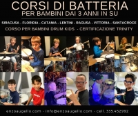 Corso di batteria per bambini &quot;DRUM KIDS&quot;