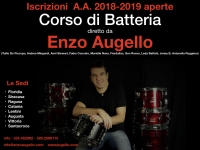 Apertura iscrizioni corso batteria a.a. 2018-2019