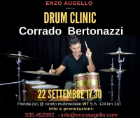 Drum Clinic con Corrado Dado Bertonazzi
